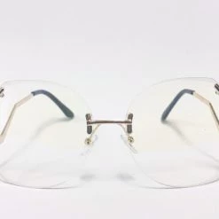 Shop Brittany Allen ACCESSORIES + TOTES Oversized Gold Frames