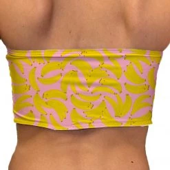 Brittany Allen Banana Bandeau Swim Top