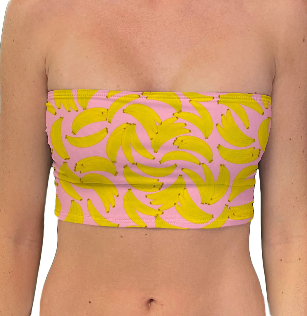 Brittany Allen Banana Bandeau Swim Top 1 Brittany Allen Banana Bandeau Swim Top