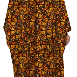 Brittany Allen Monarch Satin Open Swim Caftan