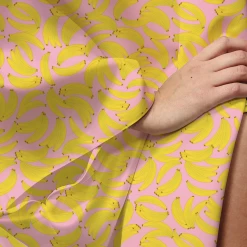 Brittany Allen Banana Satin Open Swim Caftan SWIMWEAR 5 Brittany Allen Banana Satin Open Swim Caftan SWIMWEAR