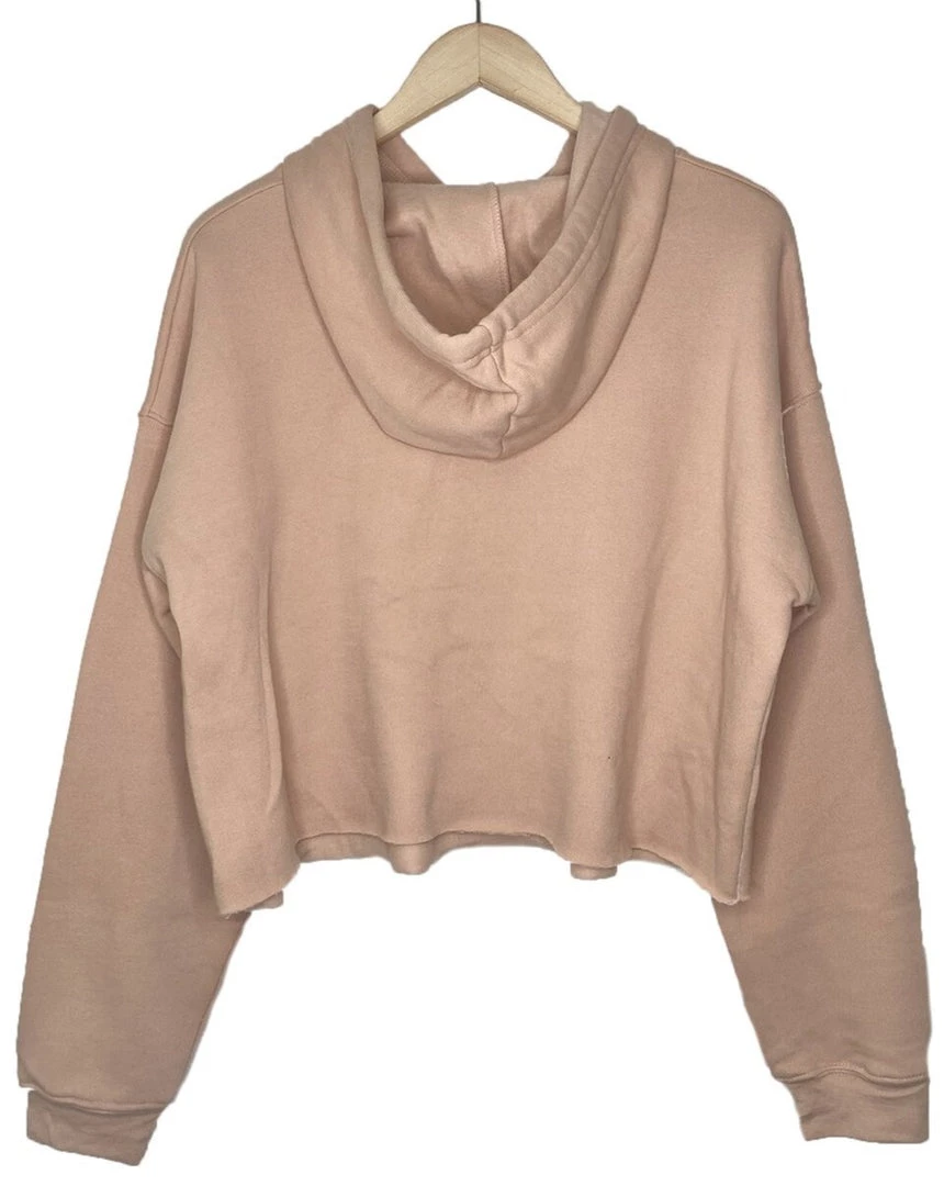 Shop Brittany Allen OUTERWEAR Bumble Bee Embroidered Crop Hoodie 2 Shop Brittany Allen OUTERWEAR Bumble Bee Embroidered Crop Hoodie