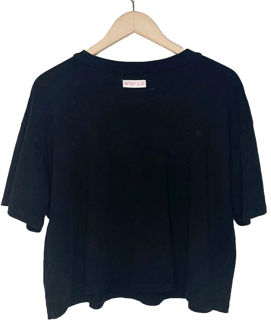 Shop Brittany Allen Summer Embroidered Crop Top 2 Shop Brittany Allen Summer Embroidered Crop Top