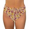 Brittany Allen Pink Butterfly High Waisted Swim Bottom SWIMWEAR