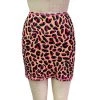 Brittany Allen Pink Leopard Spandex Mini Skirt BOTTOMS