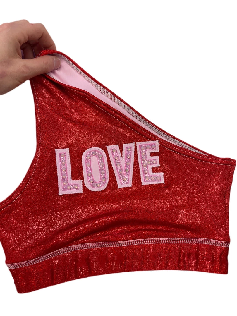 Brittany Allen BRAS LOVE Shoulder Sports Bra 1 Brittany Allen BRAS LOVE Shoulder Sports Bra