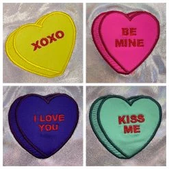 Brittany Allen Candy Hearts Shoulder Sports Bra BRAS 7 Brittany Allen Candy Hearts Shoulder Sports Bra BRAS