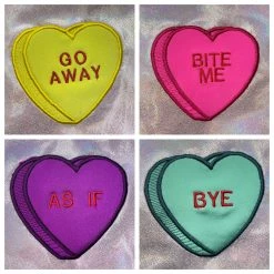 Brittany Allen Candy Hearts Shoulder Sports Bra BRAS 9 Brittany Allen Candy Hearts Shoulder Sports Bra BRAS