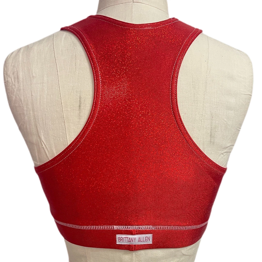 Brittany Allen BRAS LOVE Crew Neck Sports Bra 2 Brittany Allen BRAS LOVE Crew Neck Sports Bra