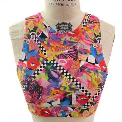 Brittany Allen Rebel Crew Neck Sports Bra