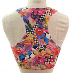 Brittany Allen Rebel Crew Neck Sports Bra