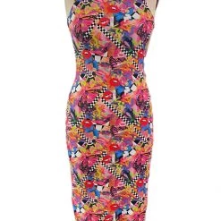 Brittany Allen DRESSES Rebel Sleeveless Spandex Bodycon Dress