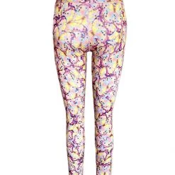 Brittany Allen Pink Butterfly Rhinestone Leggings