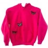 Shop Brittany Allen Youth Pink Butterfly Hoodie