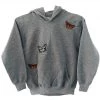 Shop Brittany Allen Youth Gray Butterfly Hoodie OUTERWEAR