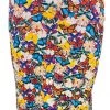 Brittany Allen Multi-Butterfly Spandex Pencil Skirt