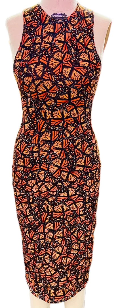 Brittany Allen DRESSES Monarch Sleeveless Spandex Bodycon Dress 1 Brittany Allen DRESSES Monarch Sleeveless Spandex Bodycon Dress