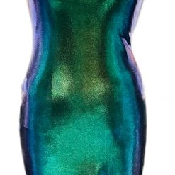 Brittany Allen Mermaid Sleeveless Spandex Bodycon Dress