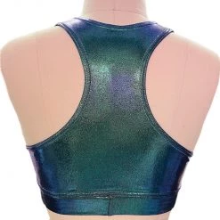 Brittany Allen BRAS Mermaid Crew Neck Sports Bra