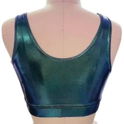 Brittany Allen Mermaid Scoop Neck Sports Bra BRAS