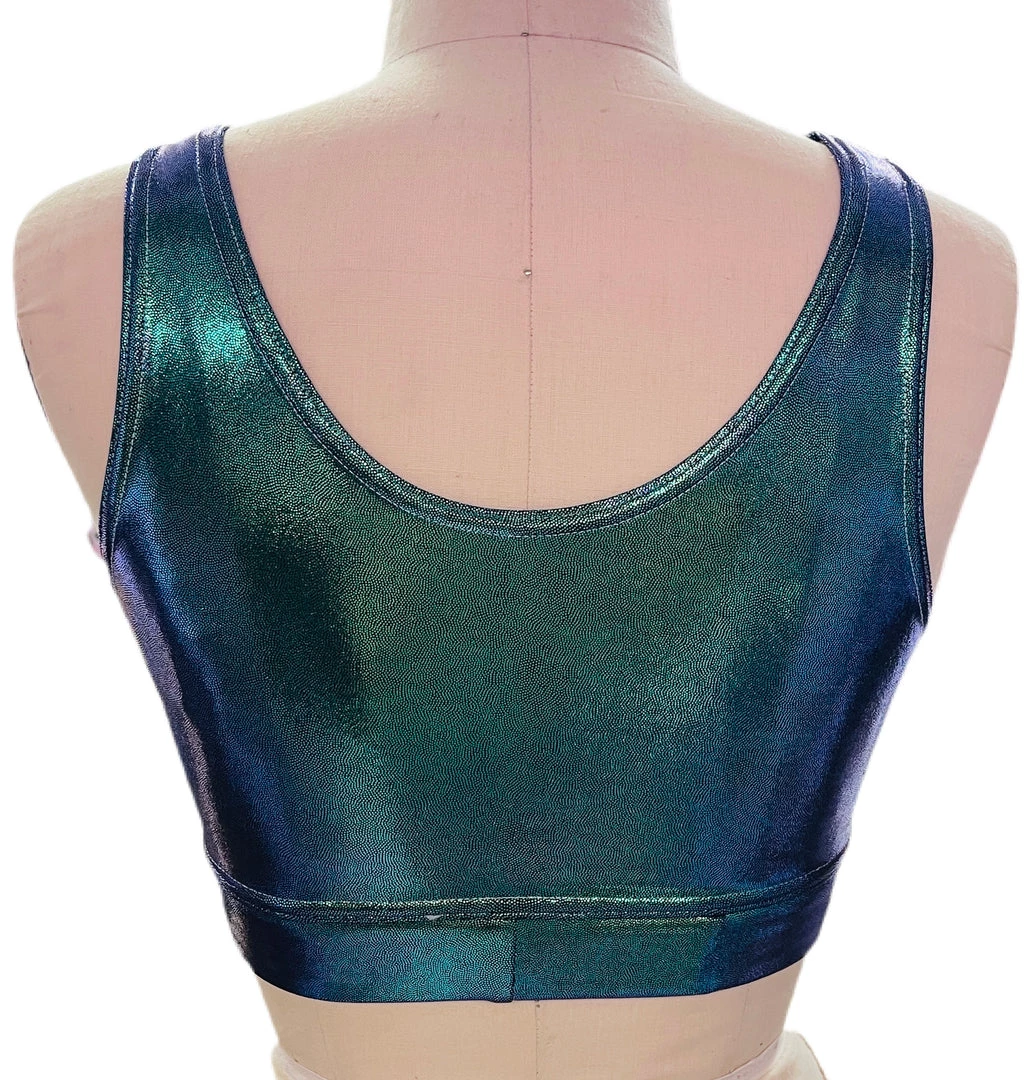 Brittany Allen Mermaid Scoop Neck Sports Bra BRAS 2 Brittany Allen Mermaid Scoop Neck Sports Bra BRAS