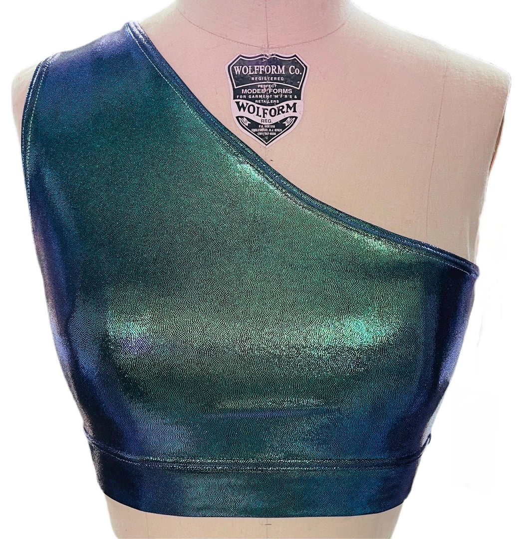 Brittany Allen Mermaid Shoulder Sports Bra 1 Brittany Allen Mermaid Shoulder Sports Bra