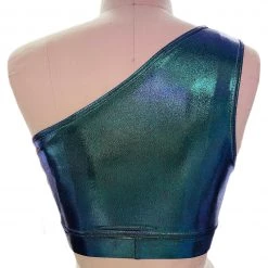 Brittany Allen Mermaid Shoulder Sports Bra