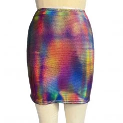 Brittany Allen Rave Spandex Mini Skirt