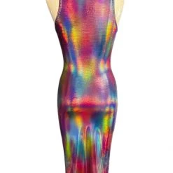 Brittany Allen Rave Sleeveless Spandex Bodycon Dress DRESSES