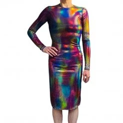 Brittany Allen Rave Long Sleeve Bodycon Dress DRESSES