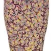 Brittany Allen Pink Butterfly Spandex Pencil Skirt
