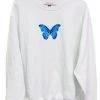 Shop Brittany Allen Signature Blue Morpho Sweatshirt OUTERWEAR