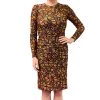 Brittany Allen Monarch Long Sleeve Bodycon Dress DRESSES
