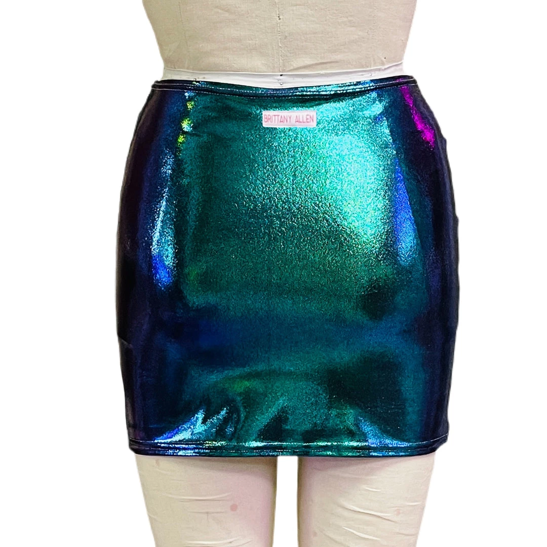 Brittany Allen BOTTOMS Mermaid Spandex Mini Skirt 2 Brittany Allen BOTTOMS Mermaid Spandex Mini Skirt