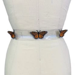 Shop Brittany Allen 3D Monarch Butterfly Belt ACCESSORIES + TOTES