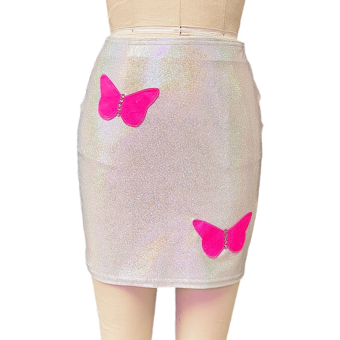 Brittany Allen Mariposa Spandex Mini Skirt BOTTOMS 1 Brittany Allen Mariposa Spandex Mini Skirt BOTTOMS