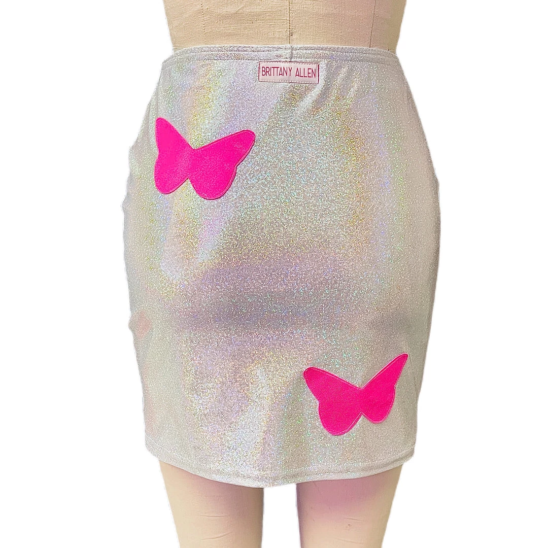 Brittany Allen Mariposa Spandex Mini Skirt BOTTOMS 2 Brittany Allen Mariposa Spandex Mini Skirt BOTTOMS