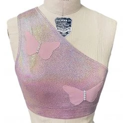 Brittany Allen BRAS Mariposa Pastel Shoulder Sports Bra