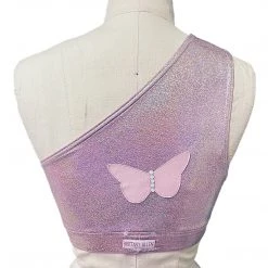 Brittany Allen BRAS Mariposa Pastel Shoulder Sports Bra