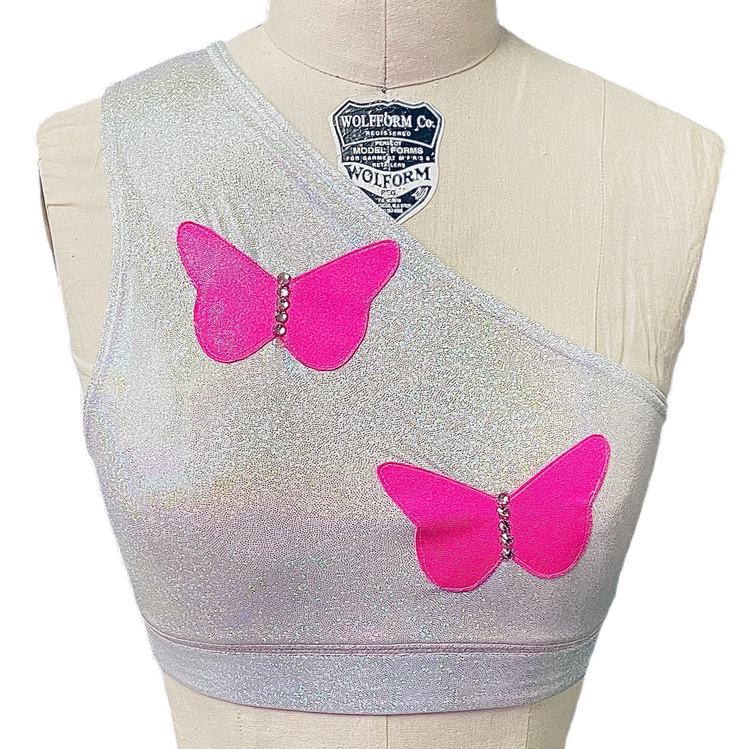 Brittany Allen Mariposa Shoulder Sports Bra 1 Brittany Allen Mariposa Shoulder Sports Bra
