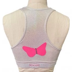 Brittany Allen BRAS Mariposa Crew Neck Sports Bra