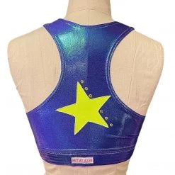 Brittany Allen Stardust Crew Neck Sports Bra BRAS