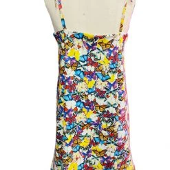 Brittany Allen Multi-Butterfly Slip Dress DRESSES