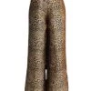 Brittany Allen BOTTOMS Leopard Brocade Straight Leg Pant