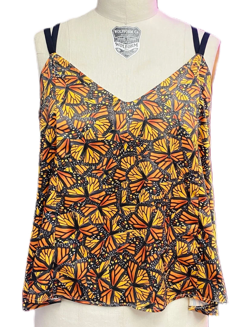 Brittany Allen Monarch Strapped Camisole TOPS 1 Brittany Allen Monarch Strapped Camisole TOPS