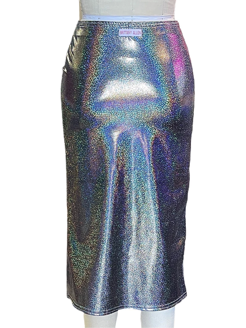 Brittany Allen BOTTOMS Galactic Spandex Pencil Skirt 2 Brittany Allen BOTTOMS Galactic Spandex Pencil Skirt