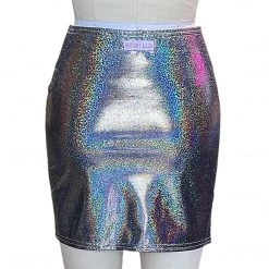 Brittany Allen Galactic Spandex Mini Skirt