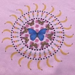 Shop Brittany Allen Butterfly Mandala Rhinestone Sweatshirt OUTERWEAR