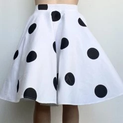 Shop Brittany Allen BOTTOMS Polka Dot Skirt With Cascade Butterflies