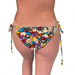 Brittany Allen Multi-Butterfly String Bikini Bottom